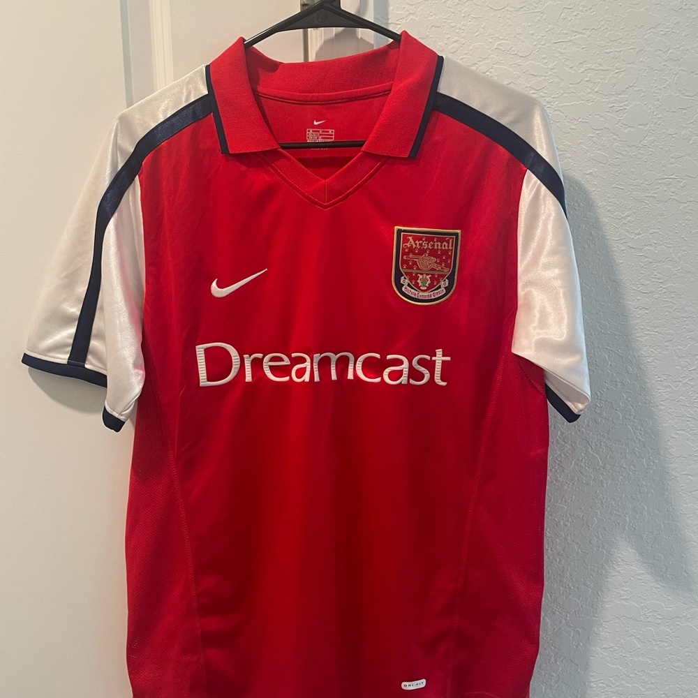 Exclusive - Nike Arsenal Soccer Jersey (Stitched) - Retro Kit. Thierry Henry